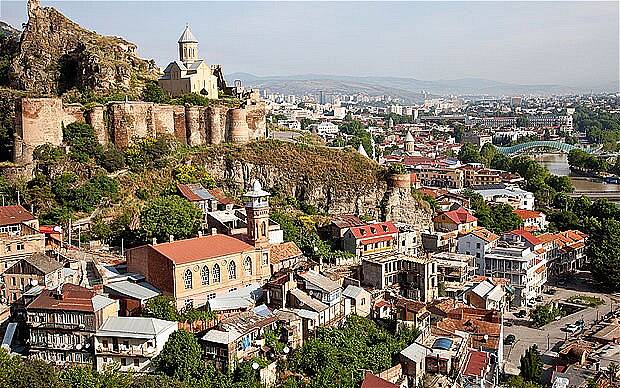 Panorama miasta Tbilisi